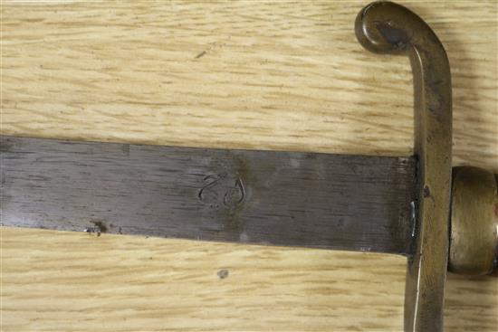 A Turkish sidearm and a cagework hilted sword